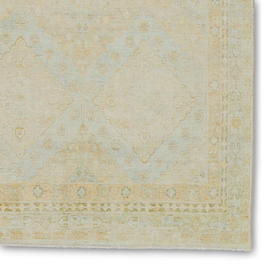 Jaipur Living Winn Trellis Blue/ Green Runner Rug (2'6"X8')