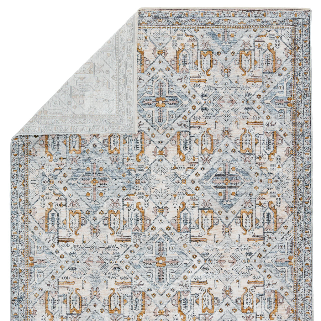 Jaipur Living Lucere Trellis Blue/ Gold Area Rug (8'X10')