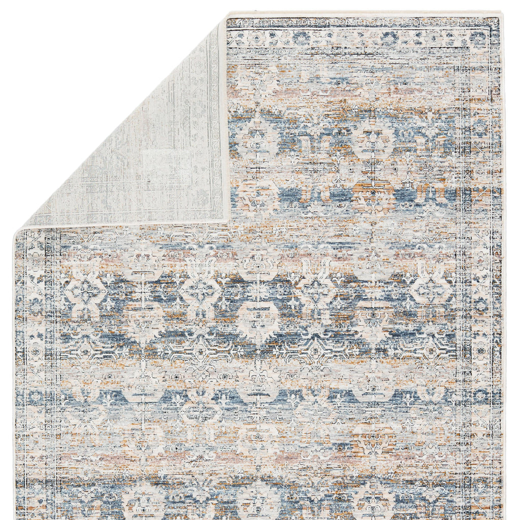 Jaipur Living Sora Damask Blue/ Gold Runner Rug (3'X10')