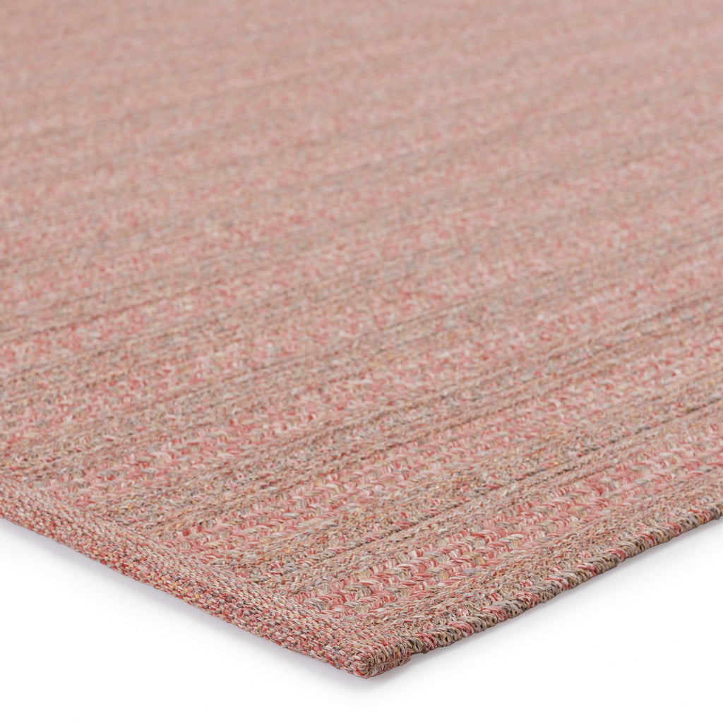 Jaipur Living Topsail Indoor/ Outdoor Striped Rose/ Taupe Area Rug (2'X3')