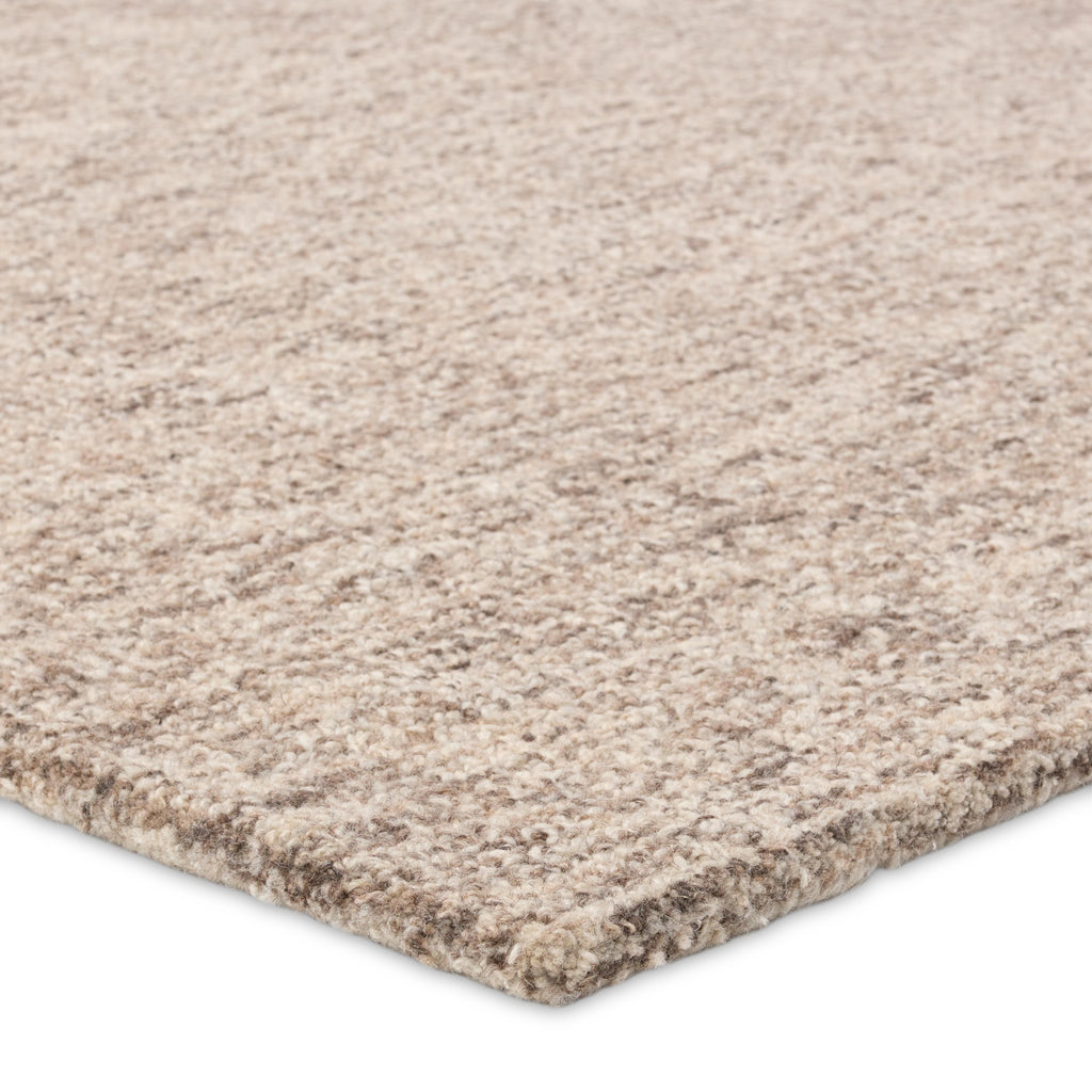 Jaipur Living Oland Handmade Solid White/ Brown Area Rug (12'X15')