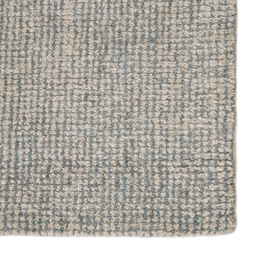 Jaipur Living Oland Handmade Solid White/ Light Blue Area Rug (9'6"X13'6")