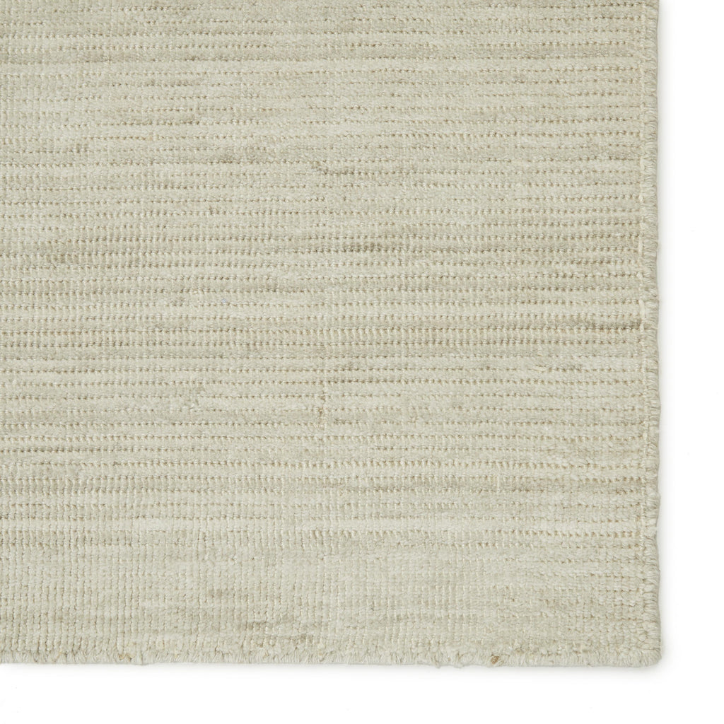 Jaipur Living Danan Handmade Indoor/ Outdoor Solid Ivory/ Light Gray Area Rug (8'X10')