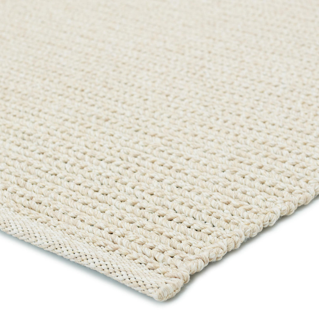 Jaipur Living Raynor Indoor/ Outdoor Solid Beige/ Ivory Runner Rug (2'6"X8')