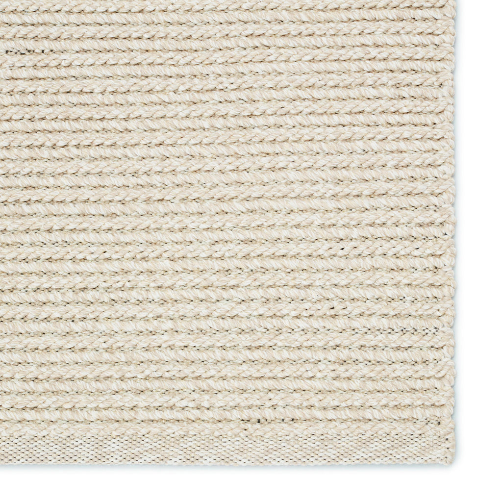 Jaipur Living Raynor Indoor/ Outdoor Solid Beige/ Ivory Runner Rug (2'6"X8')