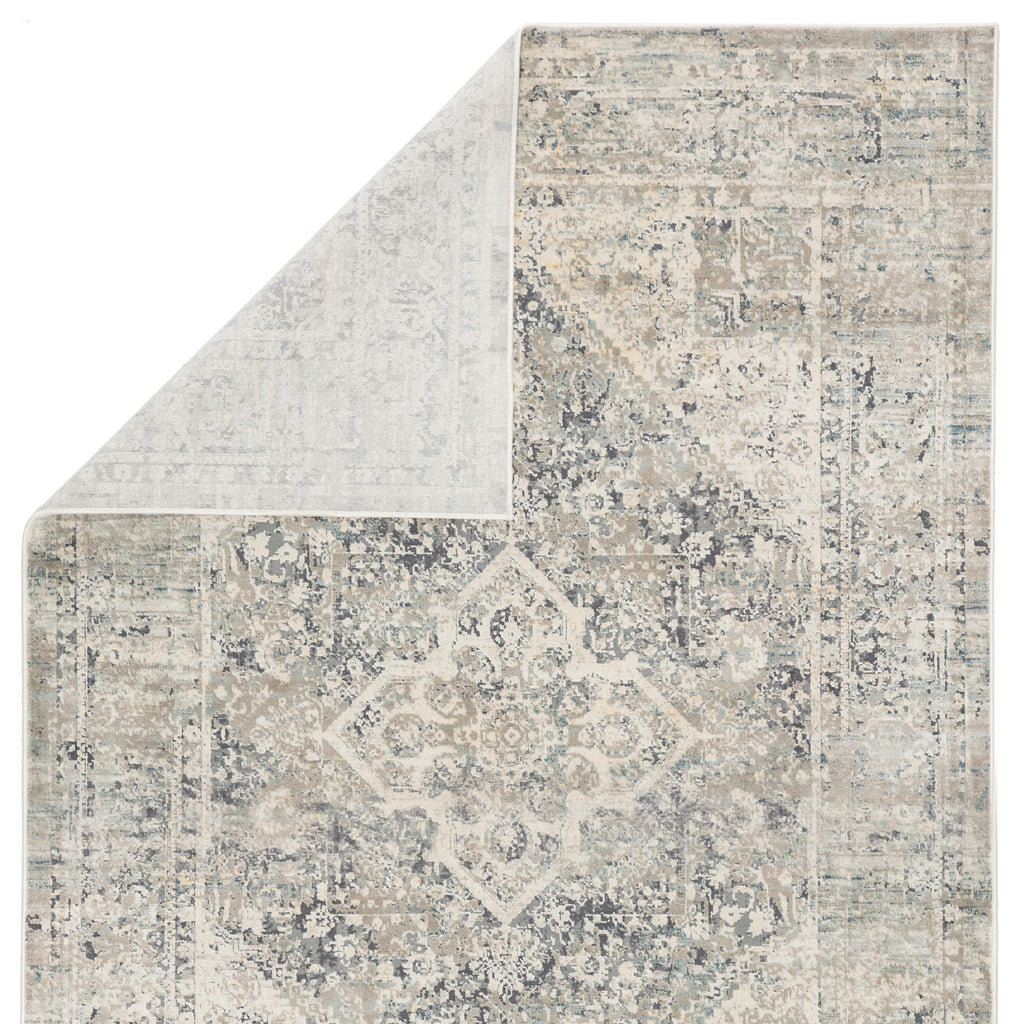 Jaipur Living Kiev Medallion Gray/ Ivory Area Rug (12'X15')