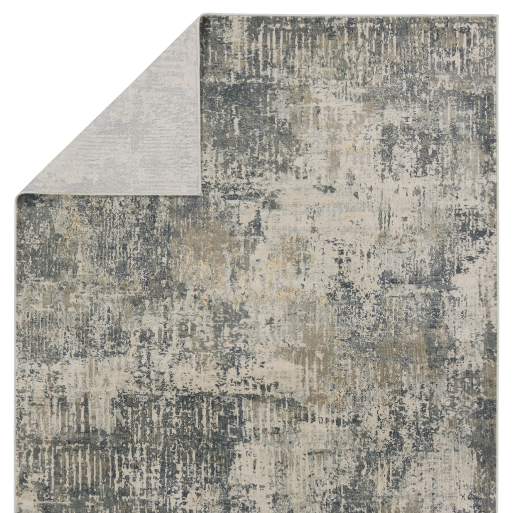 Jaipur Living Ezra Abstract Gray/ Beige Runner Rug (2'8"X8')