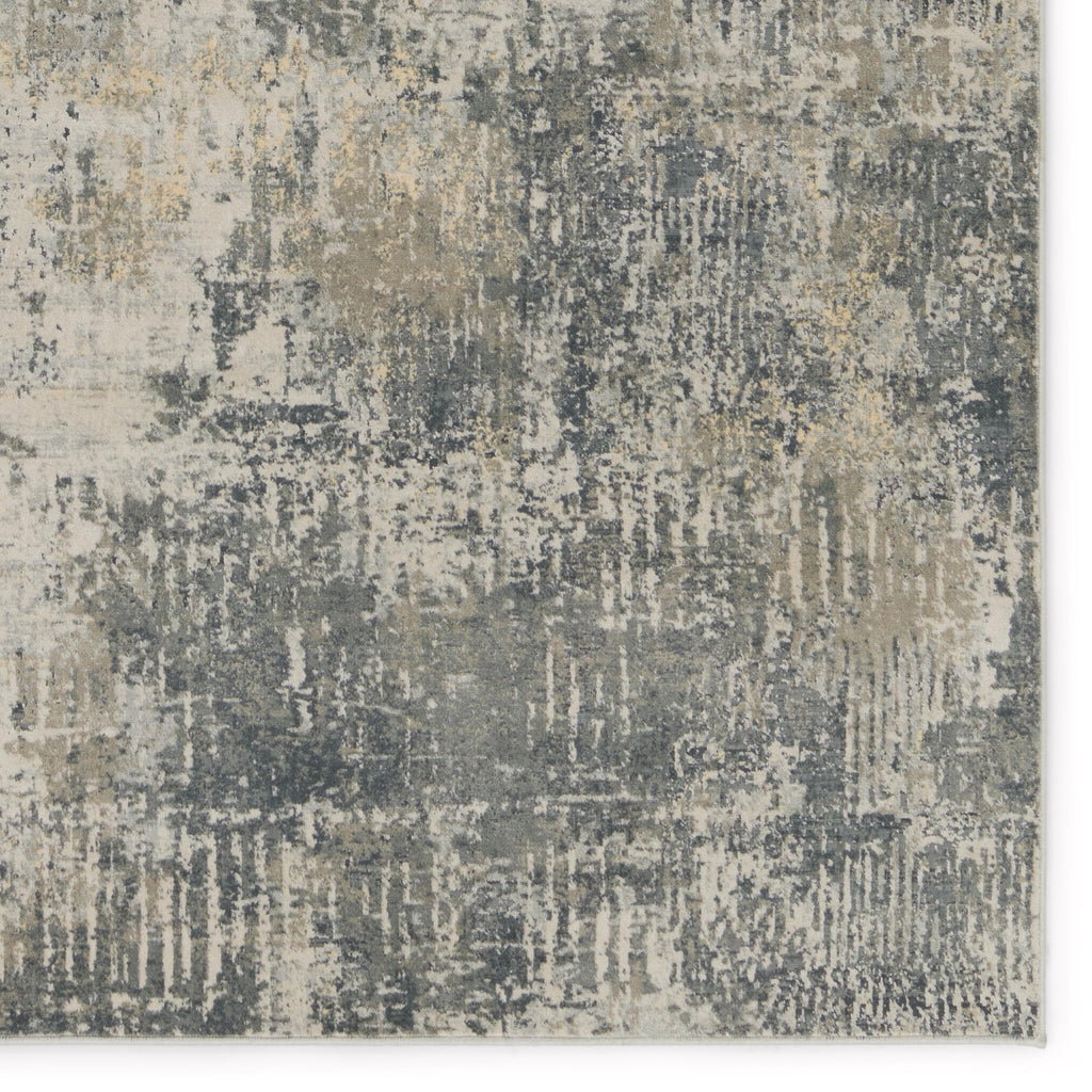 Jaipur Living Ezra Abstract Gray/ Beige Area Rug (7'10"X9'6")