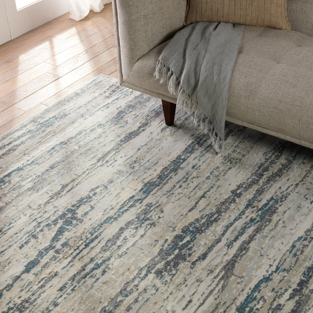 Jaipur Living Anomia Abstract Blue/ Taupe Area Rug (10'X14')