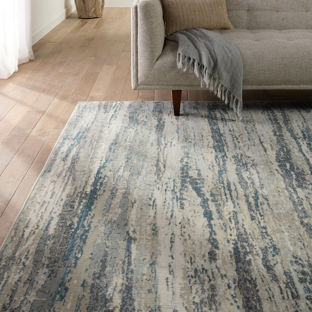 Jaipur Living Anomia Abstract Blue/ Taupe Area Rug (9'2"X12')