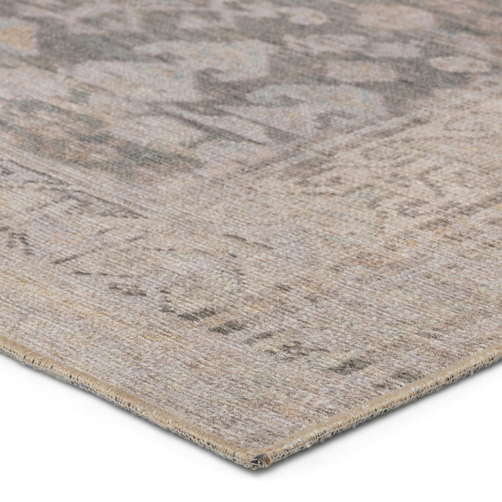 Jaipur Living Oakley Medallion Gray/ Tan Runner Rug (3'X12')