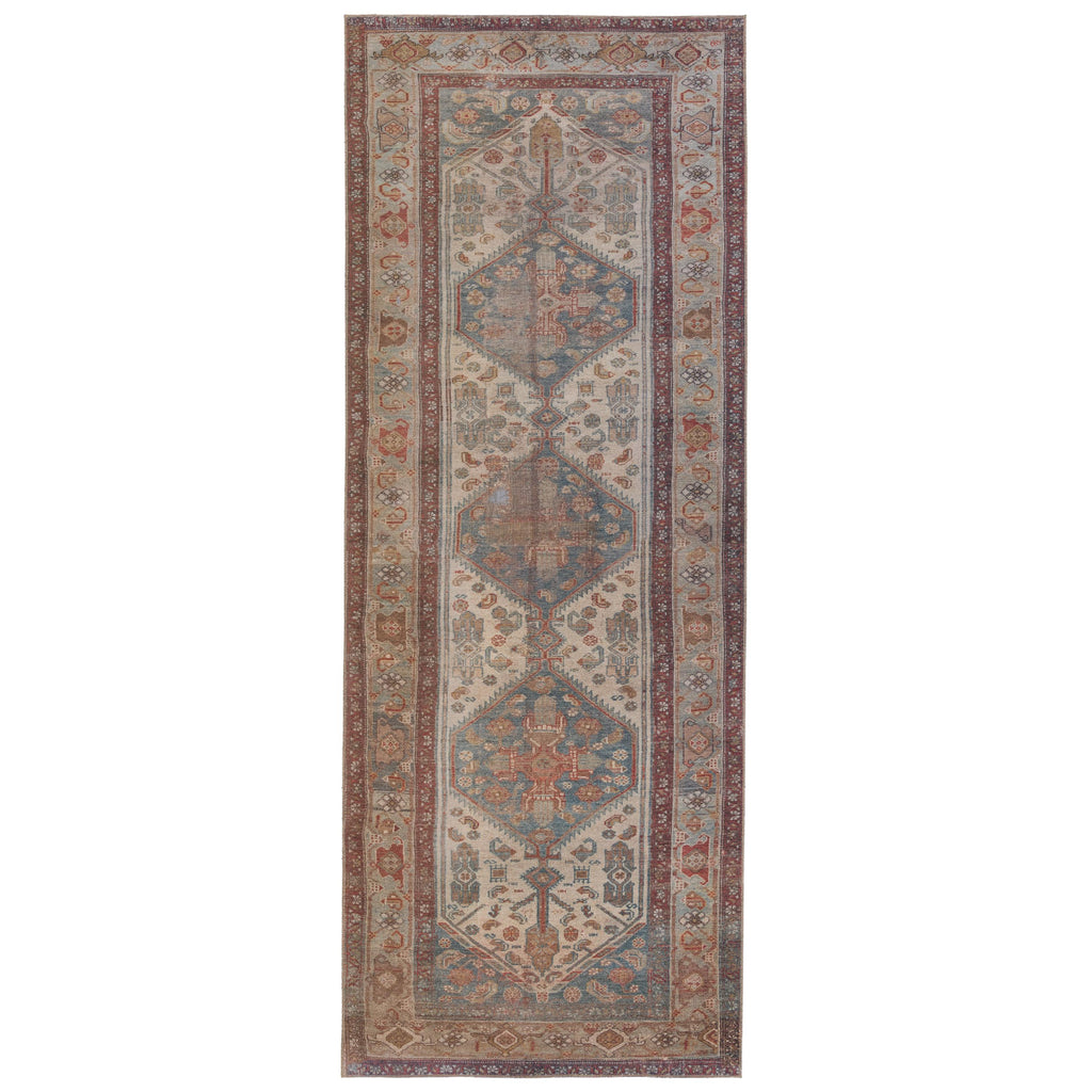 Jaipur Living Arkansas Medallion Blue/ Red Runner Rug (3'X10')