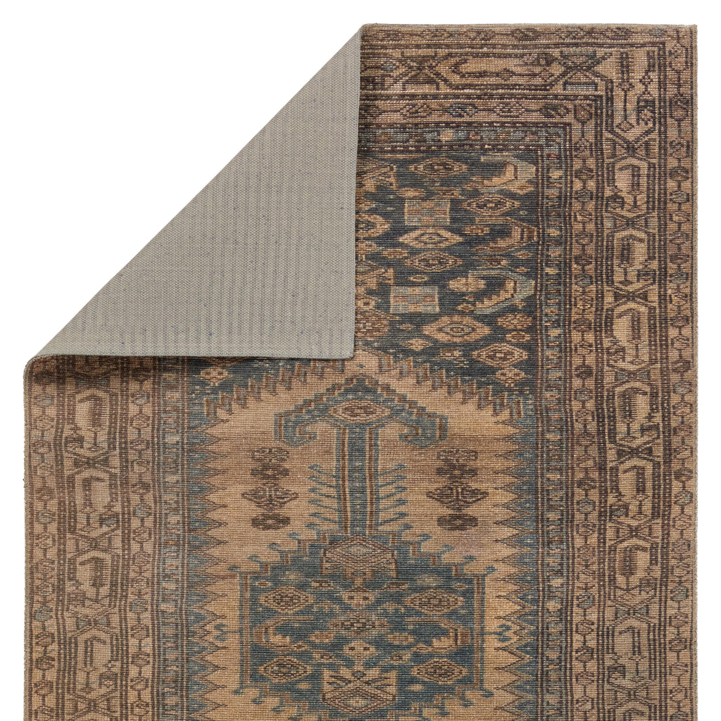 Jaipur Living Reeves Medallion Brown/ Blue Area Rug (2'X4')