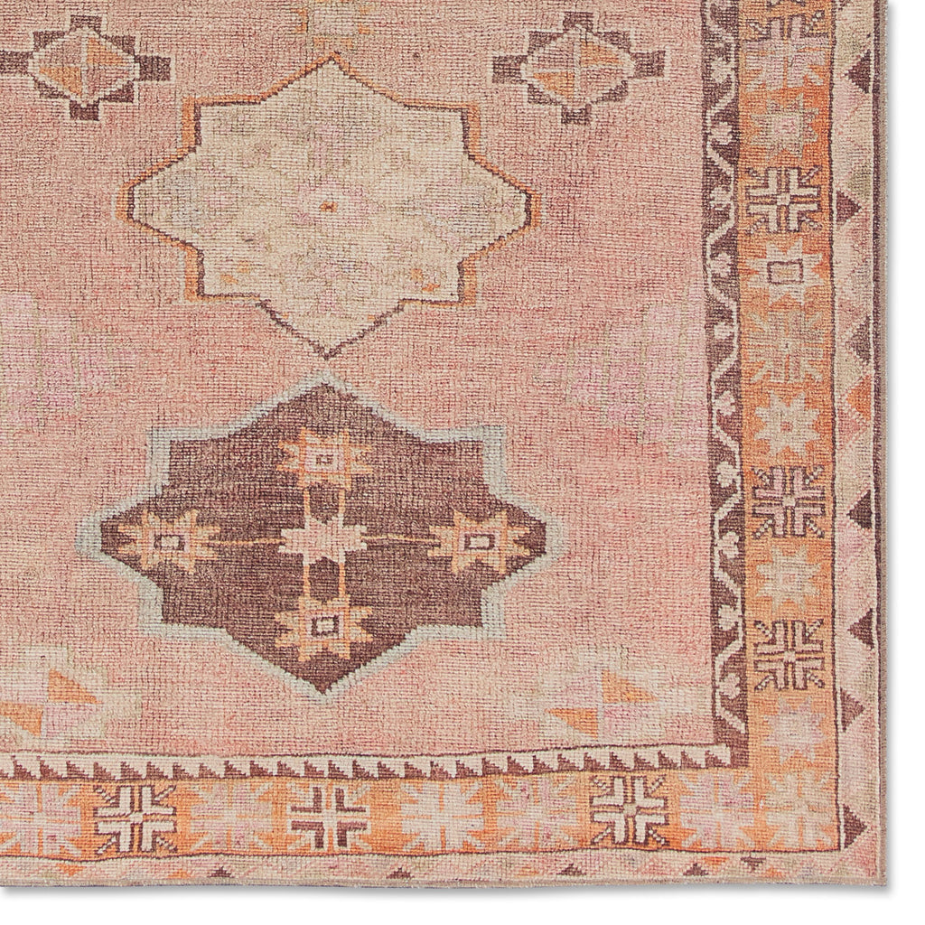 Jaipur Living Jesse Medallion Orange/ Pink Area Rug (2'X4')