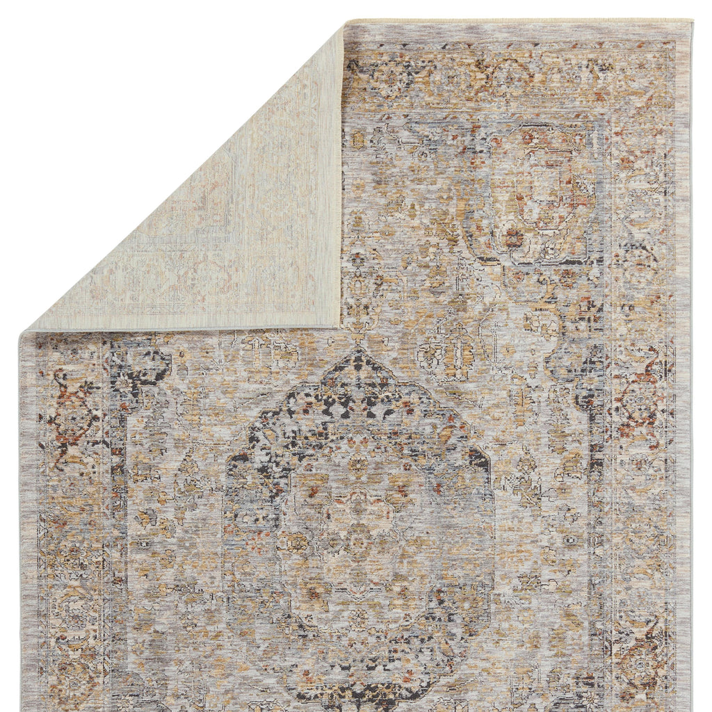 Jaipur Living Jeeda Medallion Gray/ Multicolor Area Rug (9'X13')