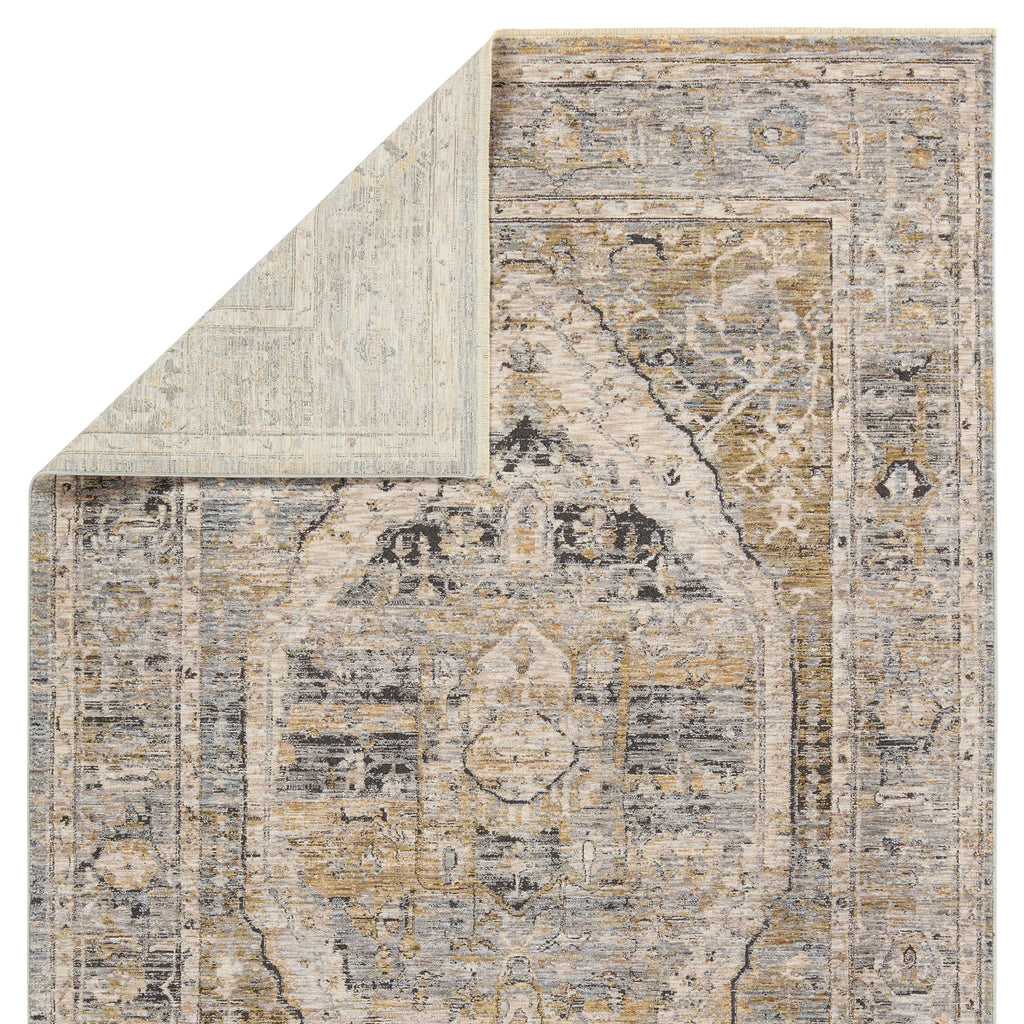 Jaipur Living Jamila Medallion Blue/ Beige Area Rug (9'X13')