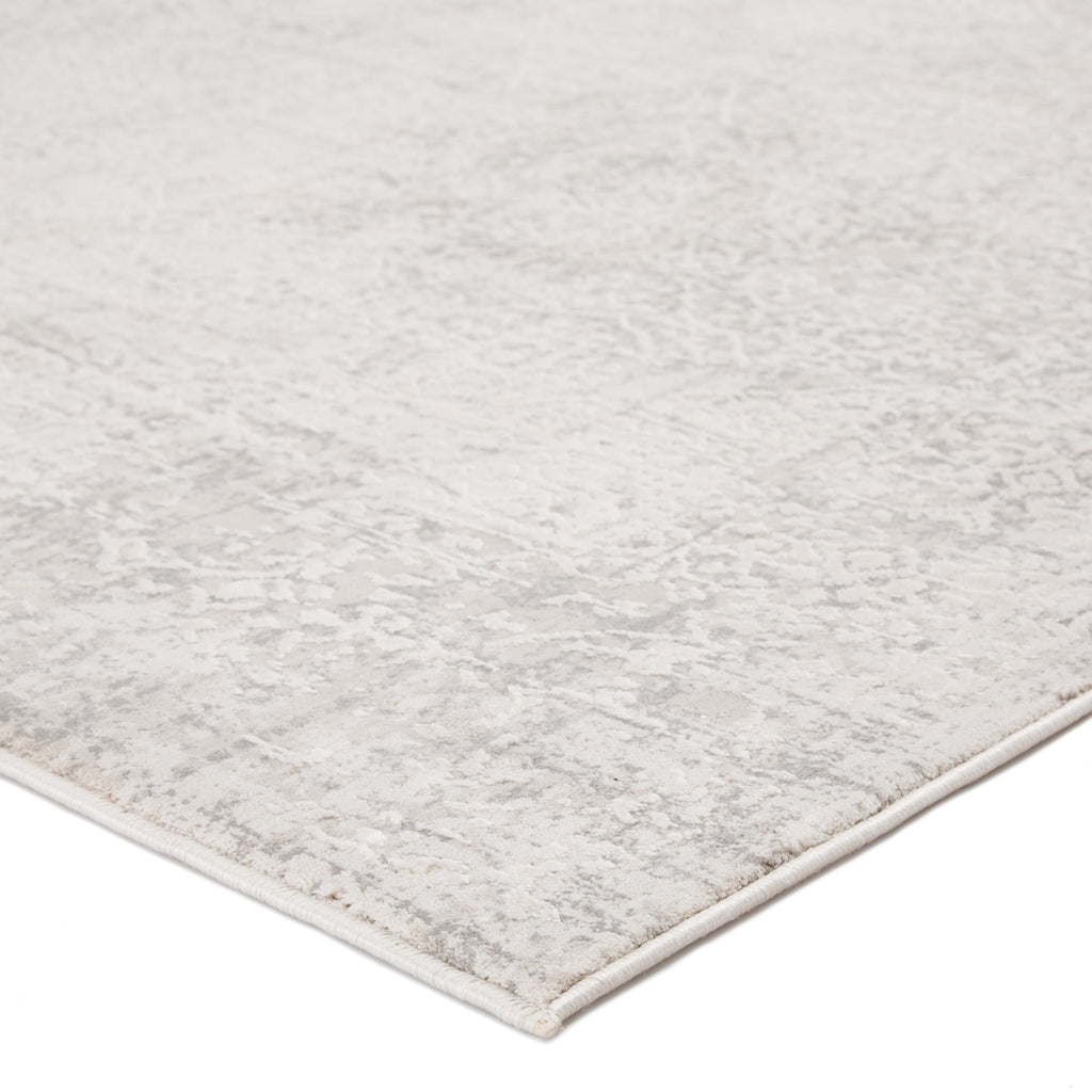 Jaipur Living Lianna Abstract Silver/ White Area Rug (3'11"X5'11")