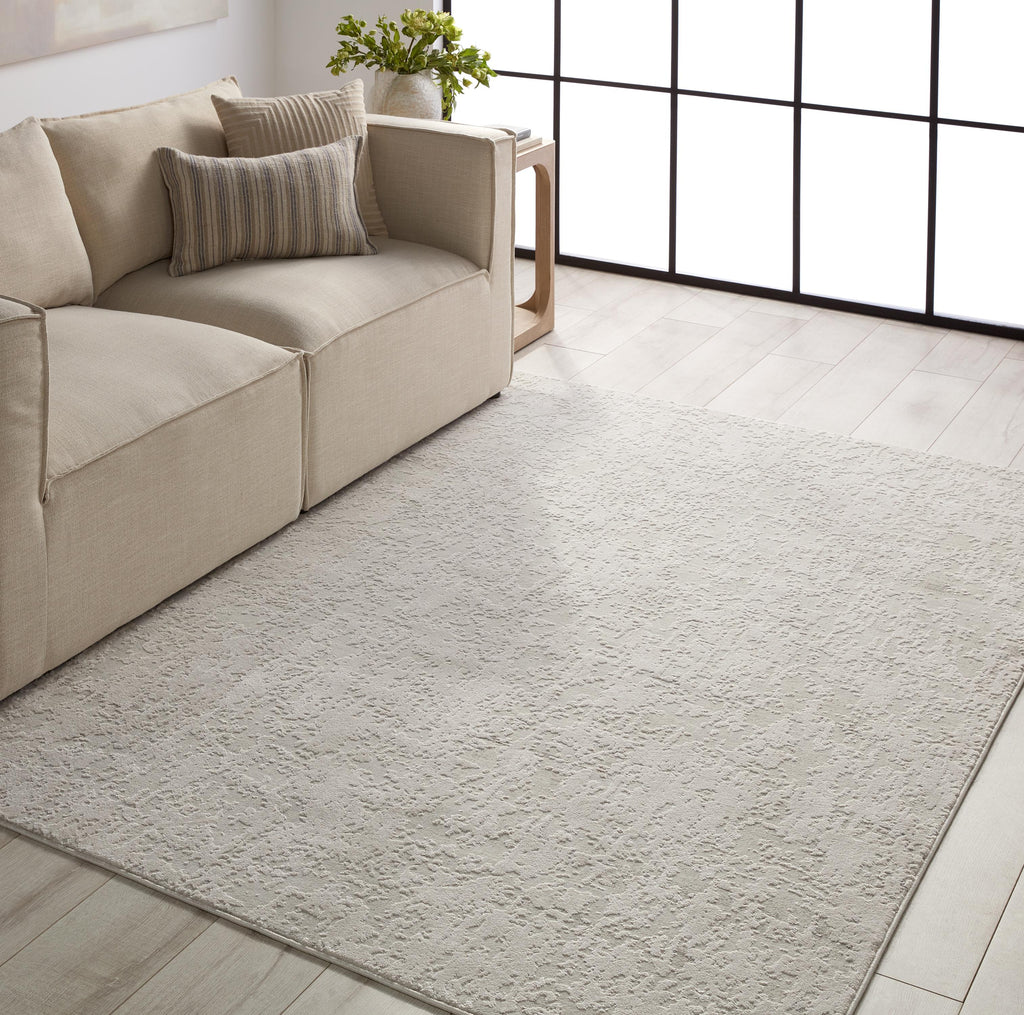 Jaipur Living Arvo Abstract Silver/ Ivory Area Rug (11'10"X14')