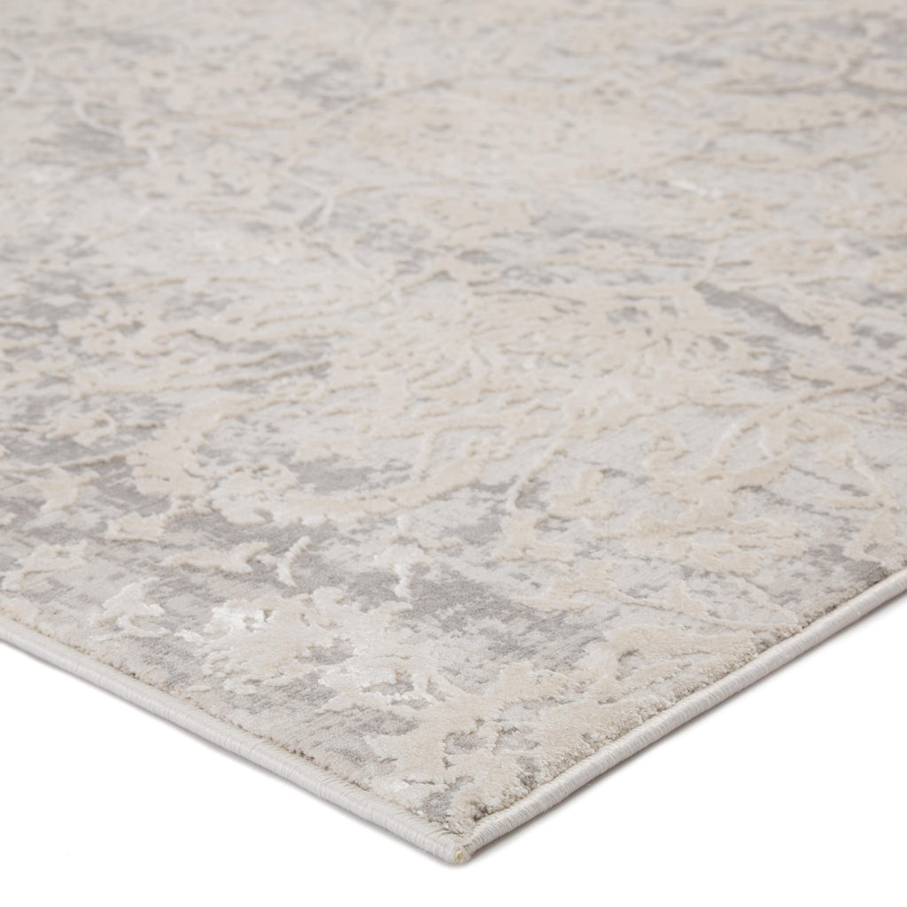 Jaipur Living Alonsa Abstract Gray/ White Area Rug (6'7"X9'6")