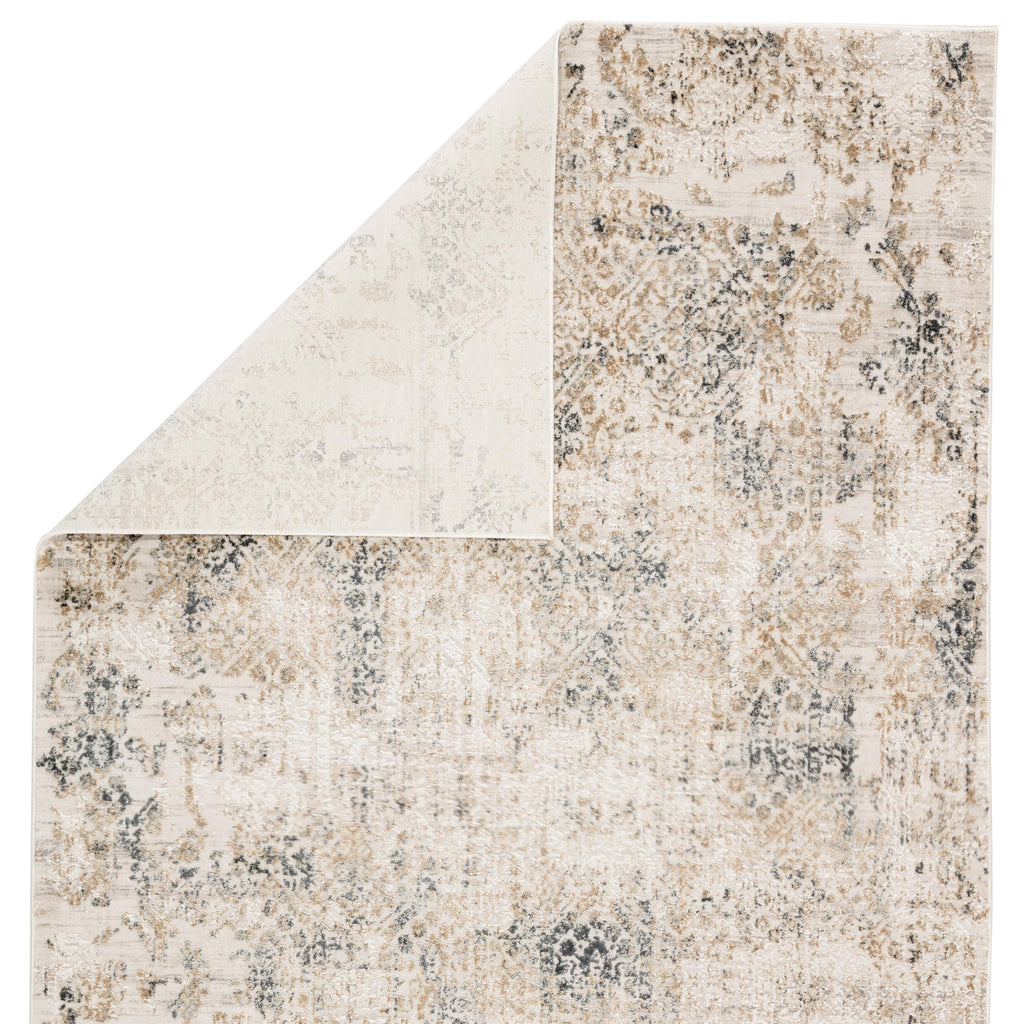 Jaipur Living Basilica Geometric Ivory/ Gray Area Rug (3'11"X5'11")