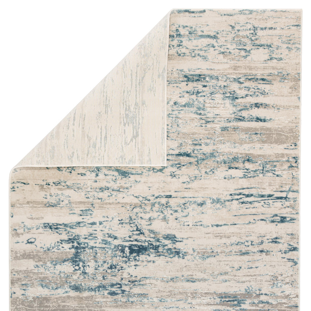 Jaipur Living Celil Abstract Ivory/ Blue Area Rug (11'10"X14')