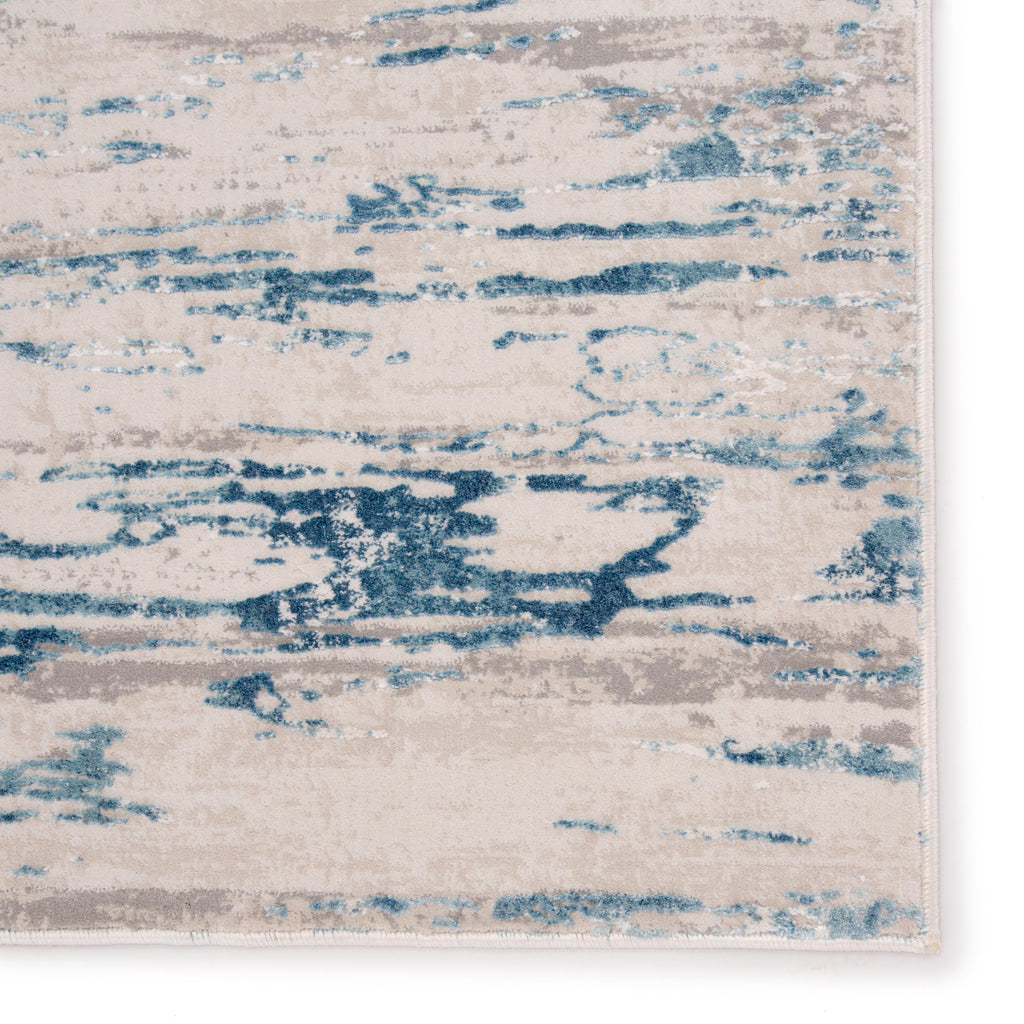 Jaipur Living Celil Abstract Ivory/ Blue Area Rug (11'10"X14')