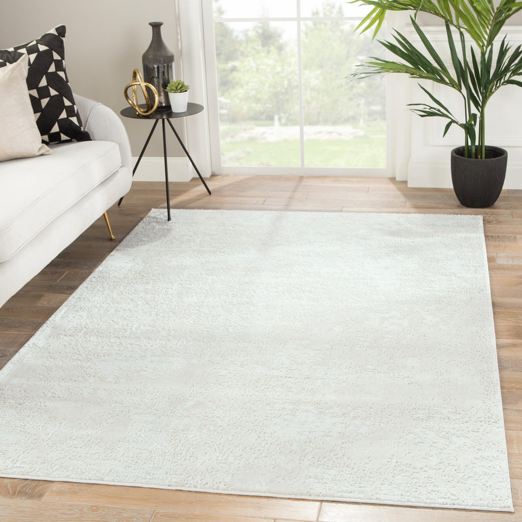 Jaipur Living Orianna Abstract Ivory/ Silver Area Rug (10'2"X14')