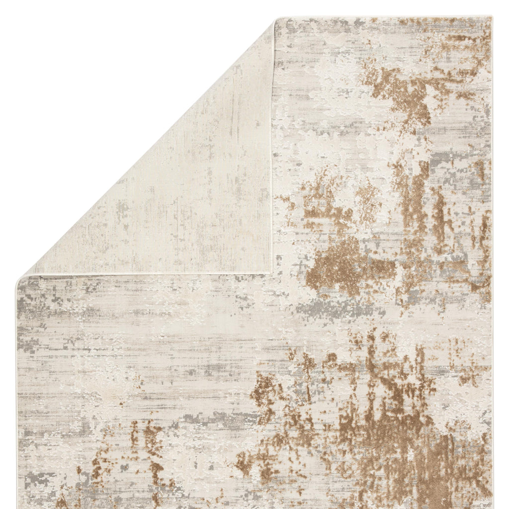 Jaipur Living Resa Abstract Gray/ Gold Area Rug (10'2"X14')