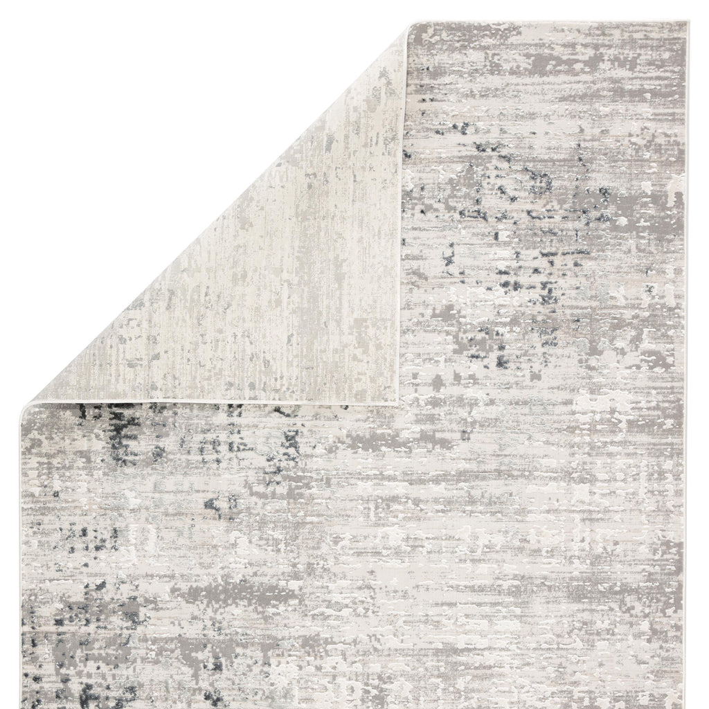 Jaipur Living Cian Abstract Gray/ Ivory Round Area Rug (5'11" Rnd)