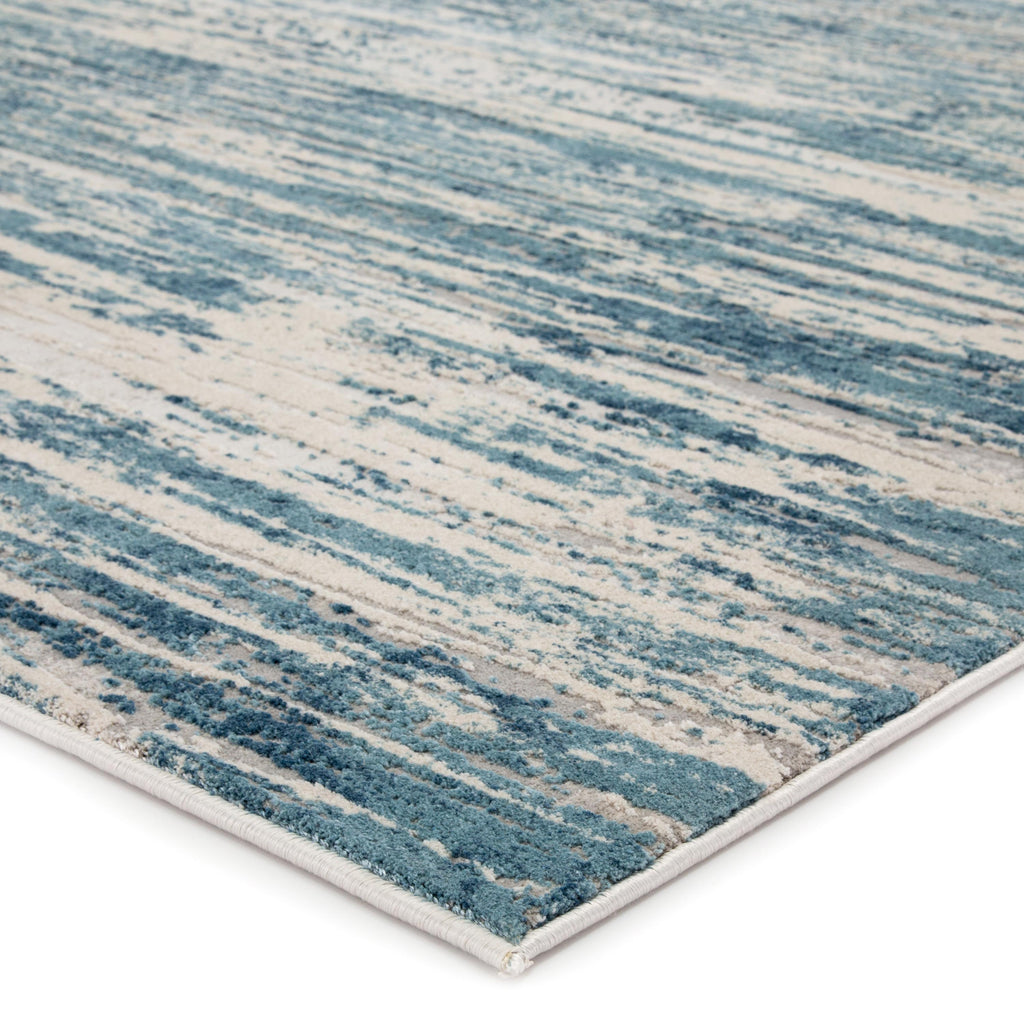 Jaipur Living Heaston Abstract Blue/ Ivory Area Rug (6'7"X9'6")