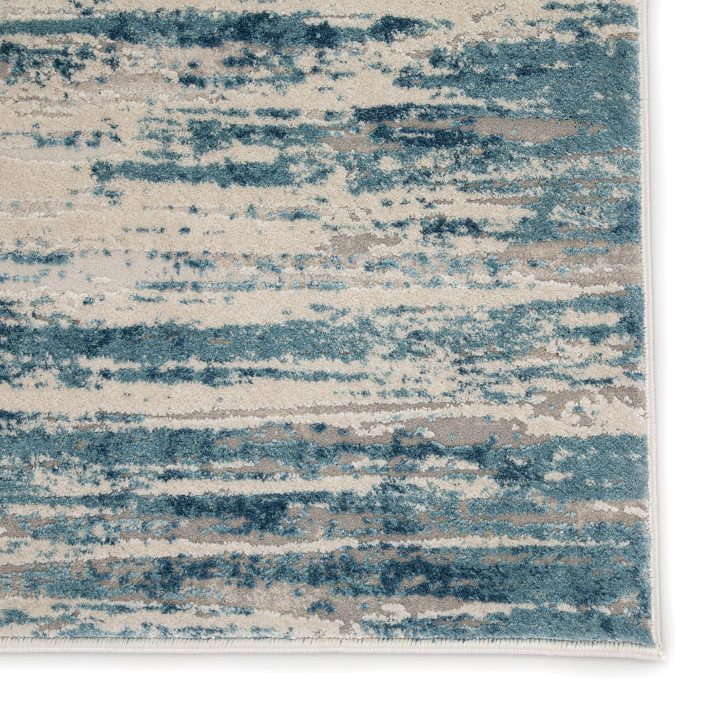 Jaipur Living Heaston Abstract Blue/ Ivory Area Rug (6'7"X9'6")