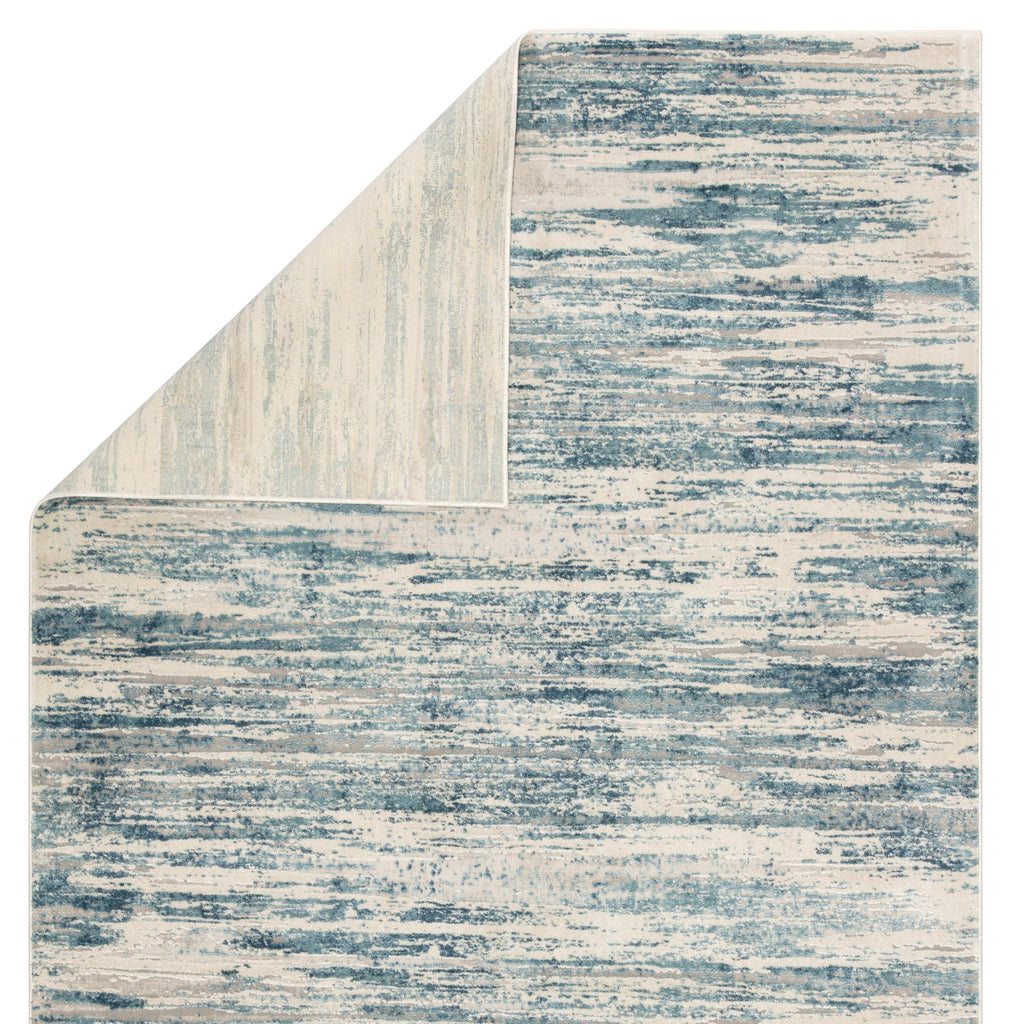 Jaipur Living Heaston Abstract Blue/ Ivory Area Rug (5'3"X7'6")