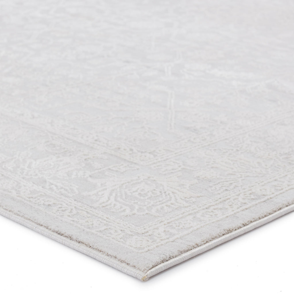 Jaipur Living Riella Floral Light Gray/ Cream Area Rug (8'X10')