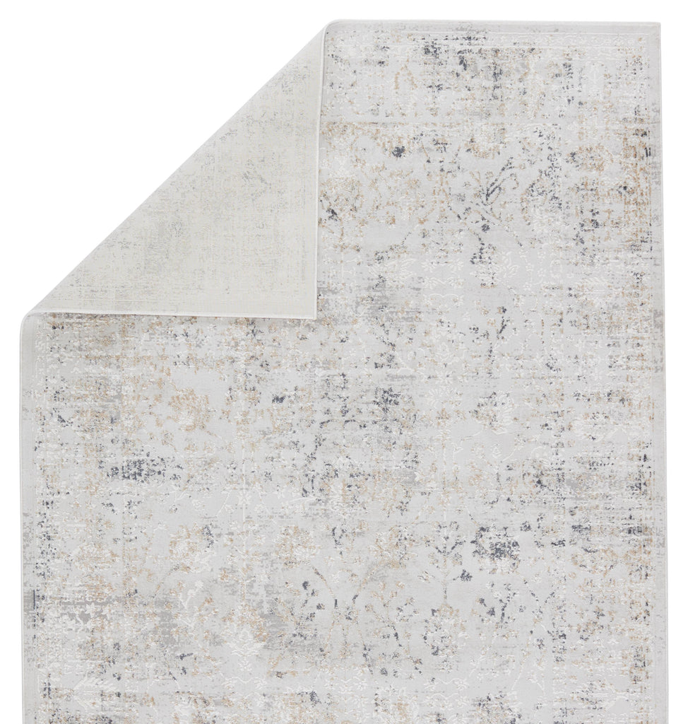 Jaipur Living Vida Abstract Light Gray/ Gold Area Rug (6'7"X9'6")