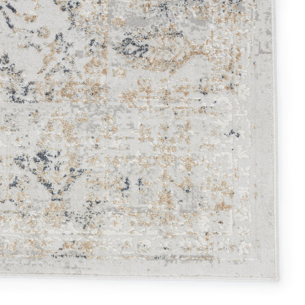 Jaipur Living Vida Abstract Light Gray/ Gold Area Rug (9'2"X11'9")