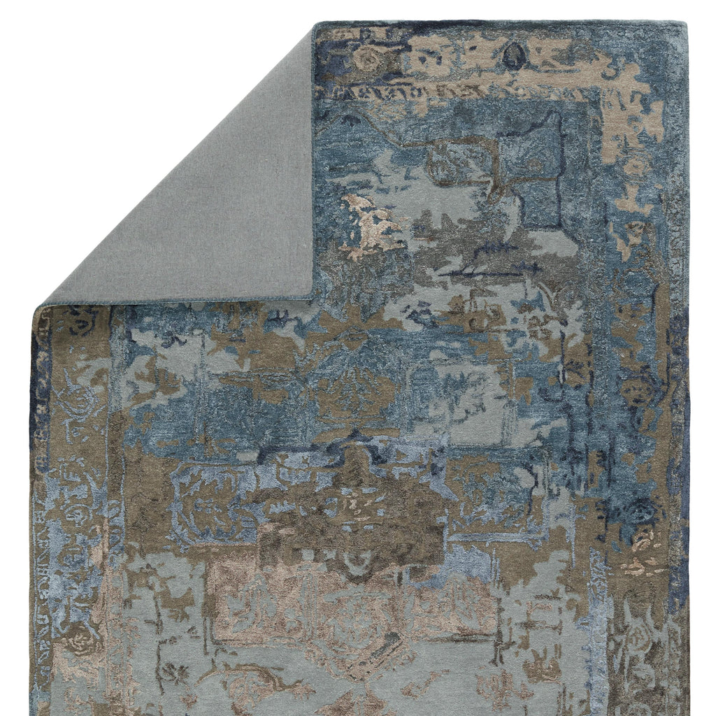 Jaipur Living Margot Handmade Medallion Blue/ Gray Area Rug (10'X14')