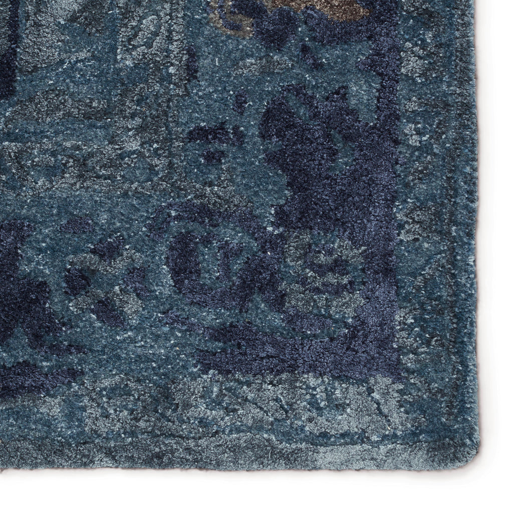 Jaipur Living Margot Handmade Medallion Blue/ Gray Area Rug (10'X14')