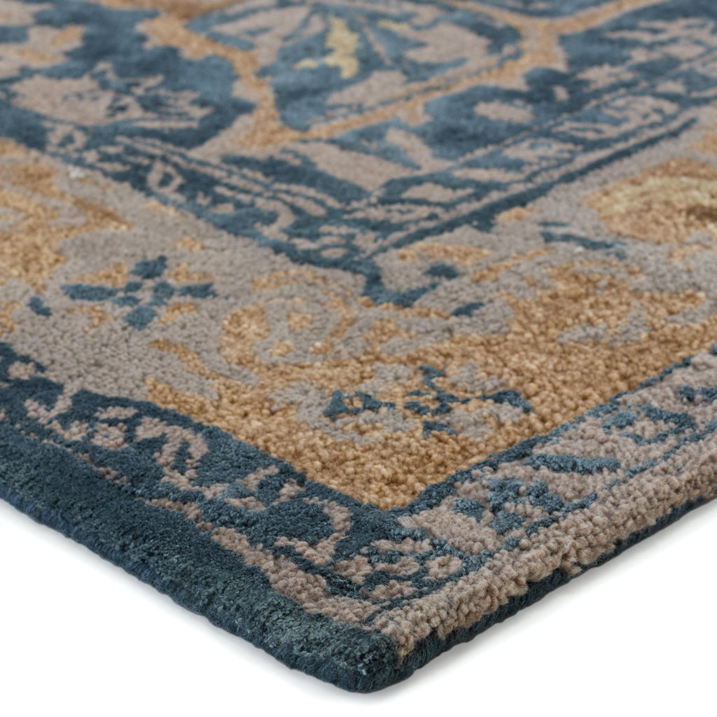 Jaipur Living Forza Handmade Medallion Blue/ Gray Area Rug (6'X9')