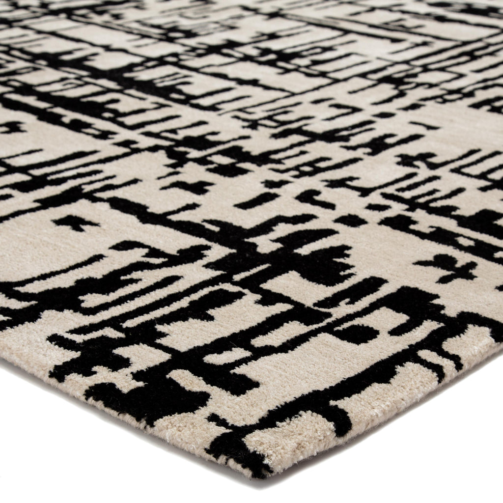 Jaipur Living Pals Handmade Trellis Cream/ Black Area Rug (2'X3')