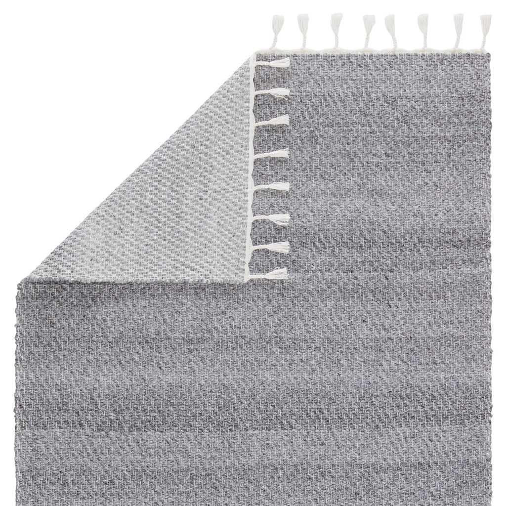 Jaipur Living Encanto Indoor/ Outdoor Solid Gray/ White Area Rug (5'X8')