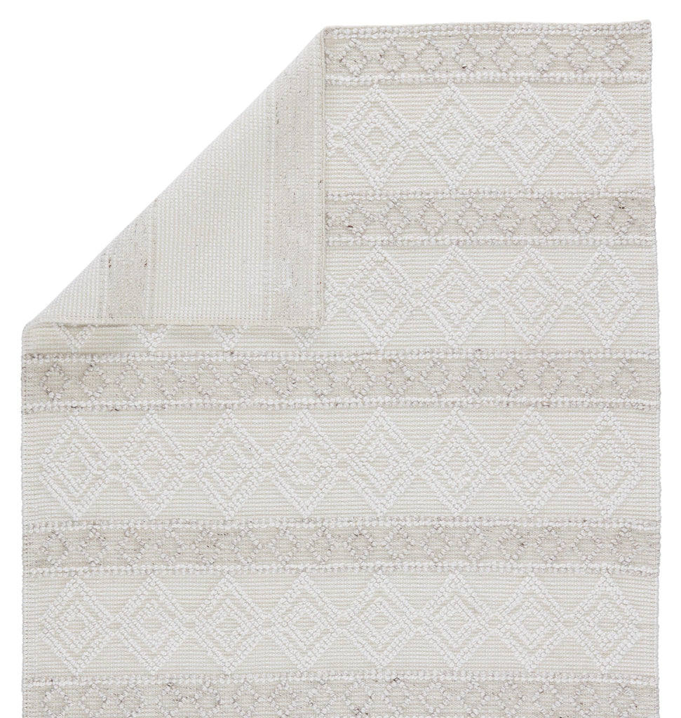 Jaipur Living Adelie Indoor/ Outdoor Trellis White/ Light Gray Area Rug (4'X6')