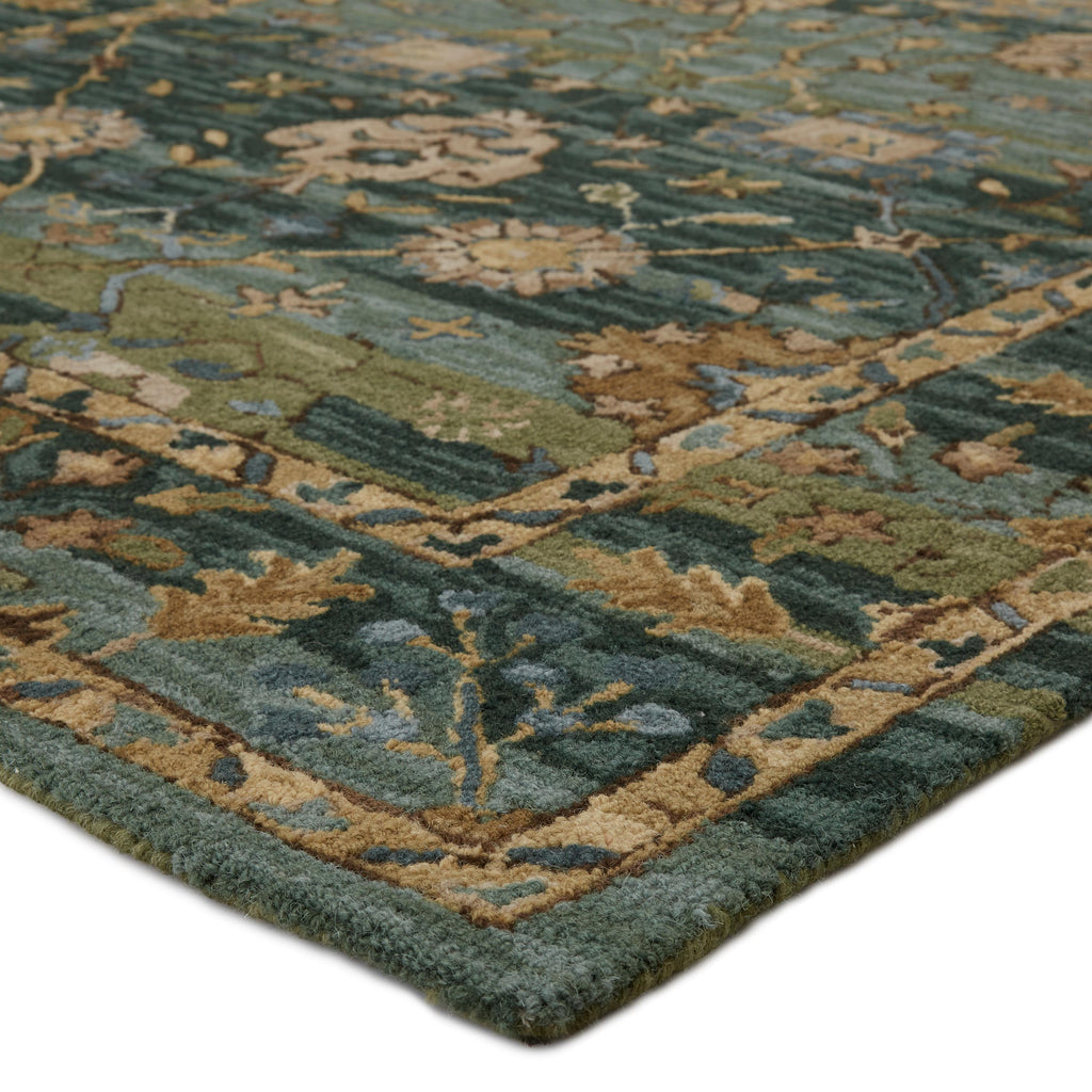 Vibe By Jaipur Living Ahava Handmade Oriental Green/ Blue Area Rug (5'X8')