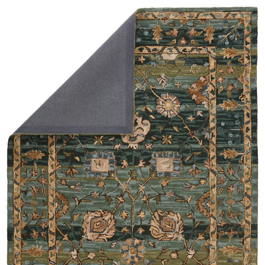 Vibe By Jaipur Living Ahava Handmade Oriental Green/ Blue Area Rug (5'X8')