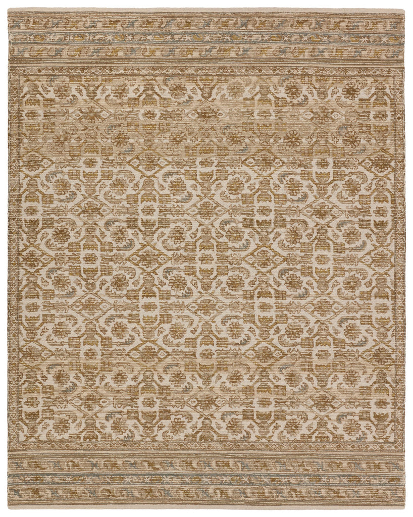 Vibe By Jaipur Living Sarang Handmade Trellis Brown/ Gold Area Rug (8'X10')