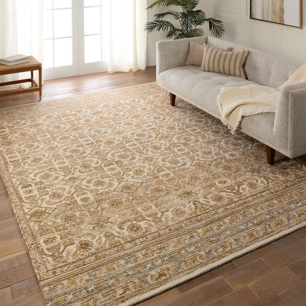 Vibe By Jaipur Living Sarang Handmade Trellis Brown/ Gold Area Rug (8'X10')