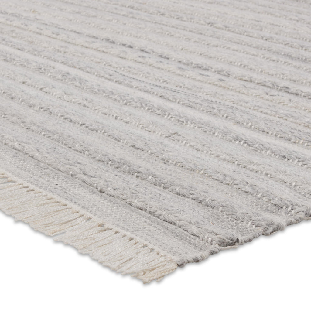 Jaipur Living Torre Indoor/ Outdoor Solid Light Gray/ Cream Area Rug (10'X14')