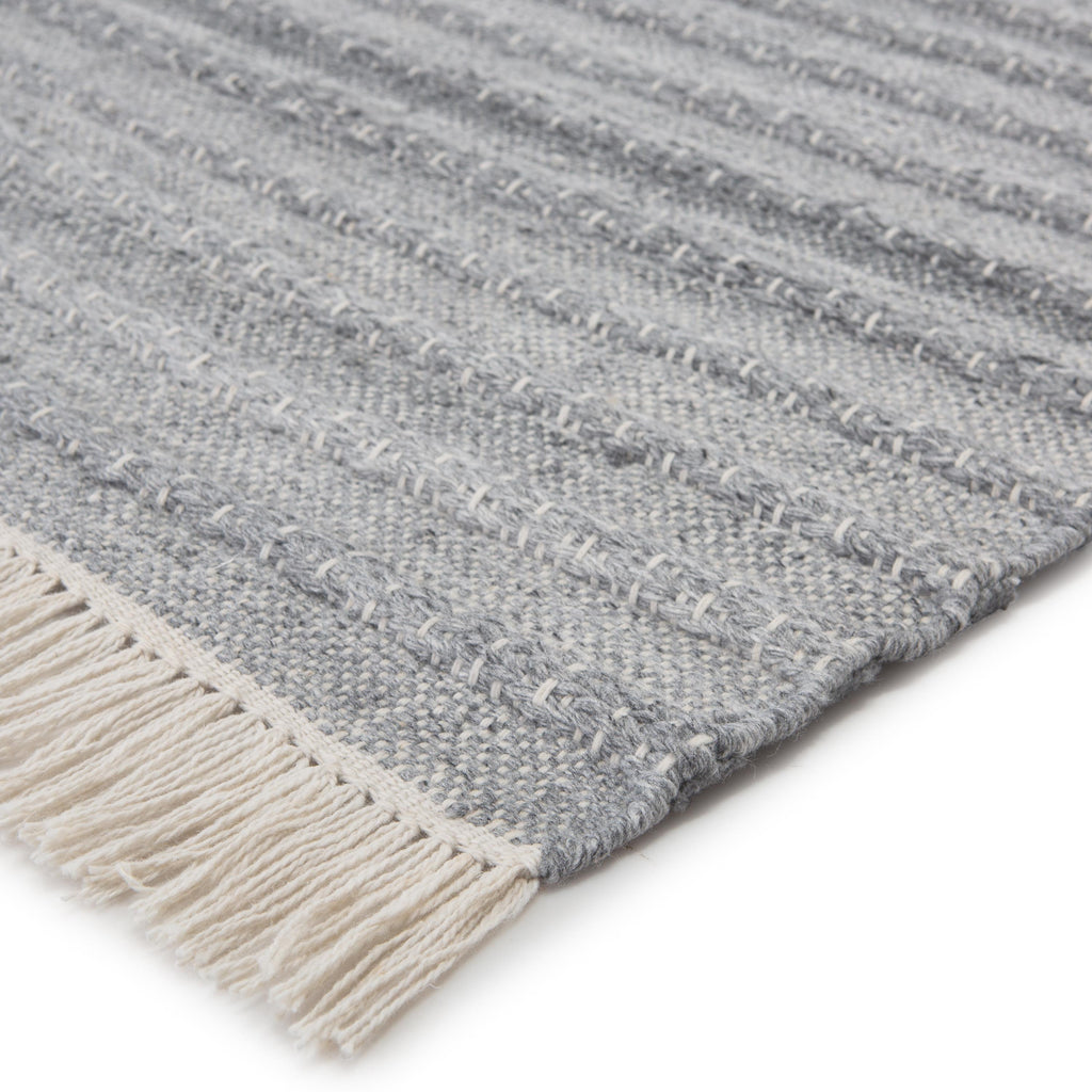 Jaipur Living Torre Indoor/ Outdoor Solid Gray/ Cream Area Rug (2'X3')