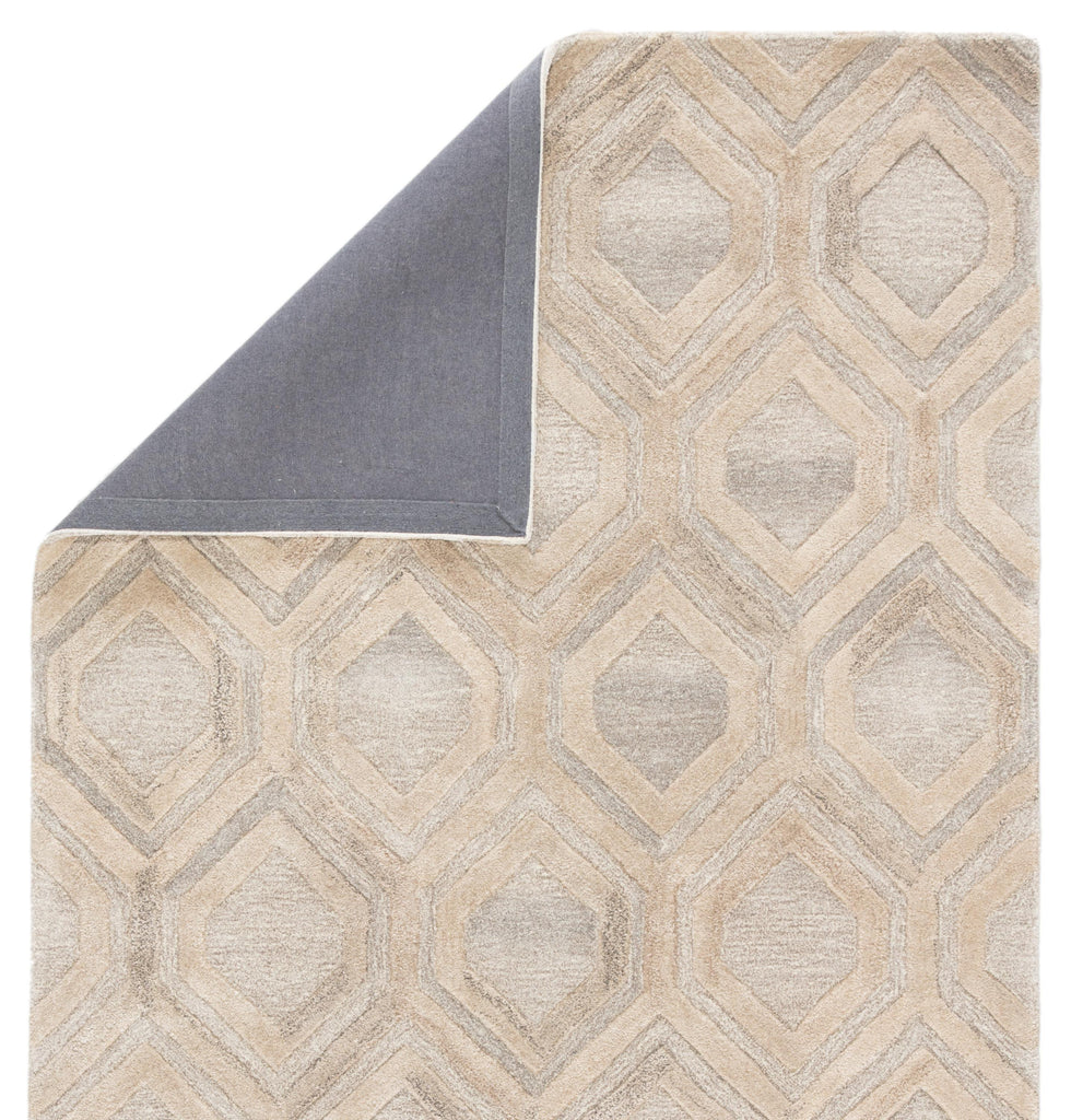 Jaipur Living Hassan Handmade Trellis Beige/ Cream Area Rug (8'X11')