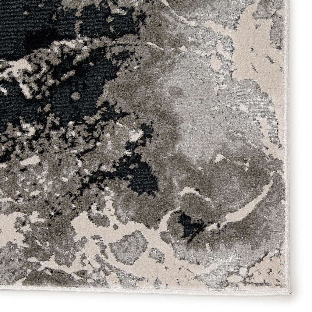 Jaipur Living Fen Abstract Black/ Gray Area Rug (7'10"X10'6")