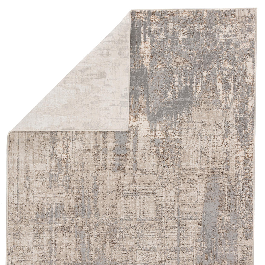 Jaipur Living Calibra Abstract Gray/ Taupe Area Rug (6'7"X9'6")